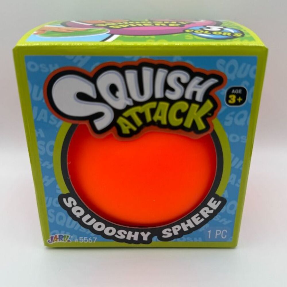 Ja Ru - BIG Squooshy Sphere in Orange: JUMBO Viral Squishy Toy
